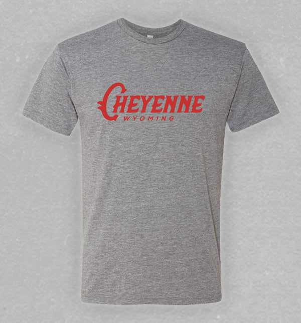 Cheyenne Front Logo T-Shirt Grey